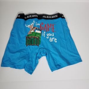 Little Blue House sz XL Boxers Blue Color